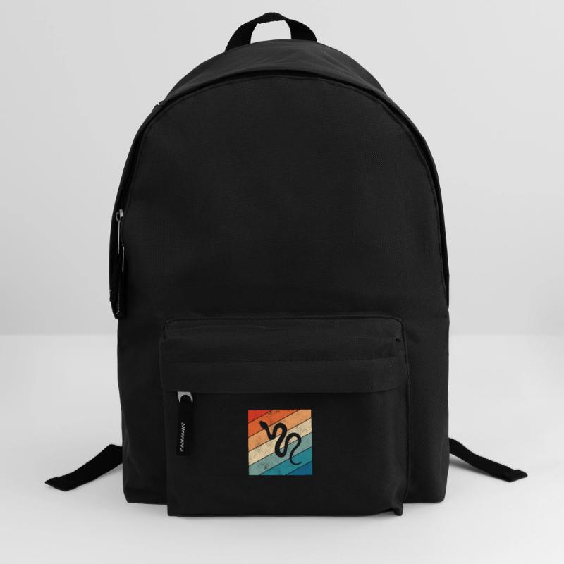 Snake Retro Reptile Python Idée cadeau Sac à dos