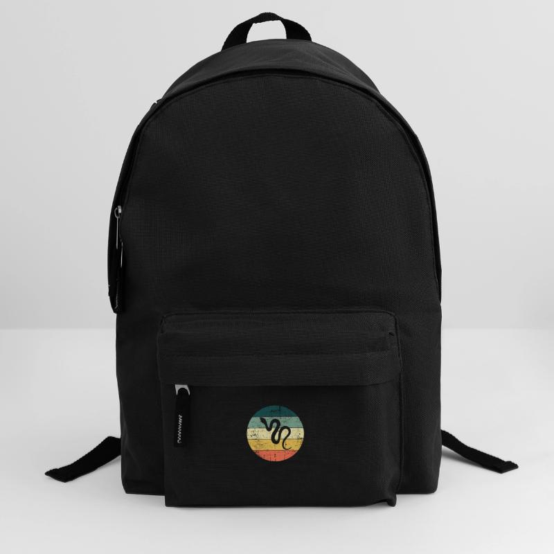 Snake Retro Reptile Python Idée cadeau Sac à dos