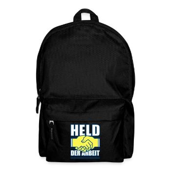 Held der Arbeit - Rucksack - Schwarz - Vorne