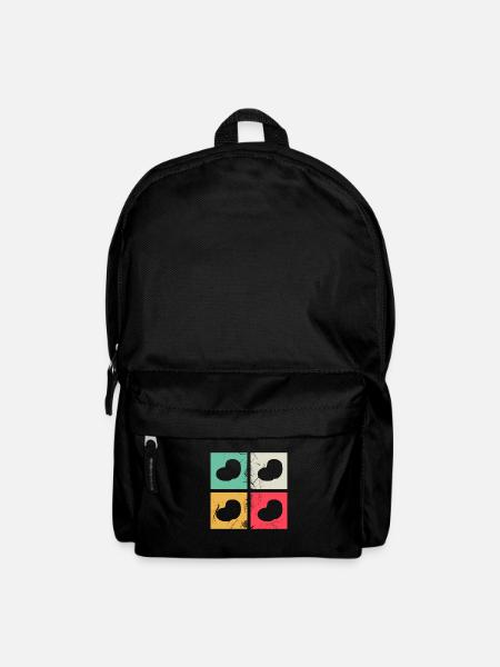 Kartoffel Retro Kartoffelbrei Landwirt Geschenk - Rucksack - Schwarz