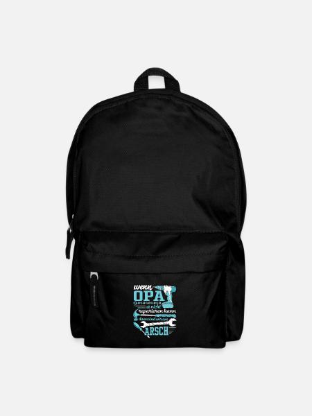 Wenn Opa es nicht reparieren kann - Rucksack - Schwarz