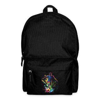 Joueur de football - Sac à dos - noir - Devant