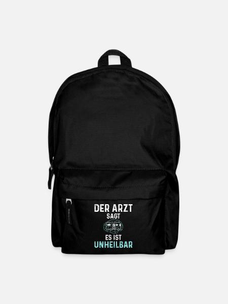 Der Arzt Sagt Es Ist Unheilbar Camping - Camping - Rucksack - Schwarz