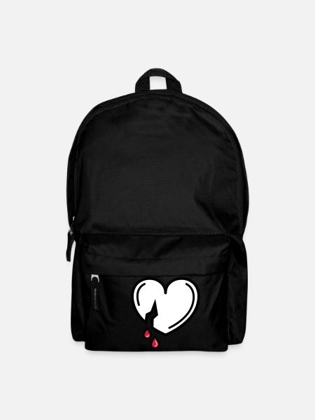 blutige Liebe - Rucksack - Schwarz