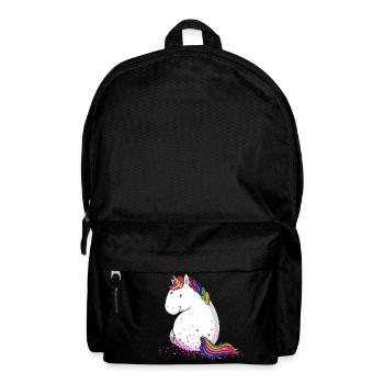 Confetti unicorn comic - Backpack - black - Front