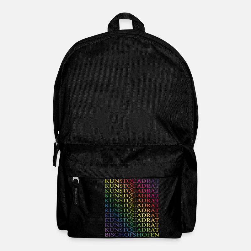 Kunstquadrat - Rucksack - Schwarz