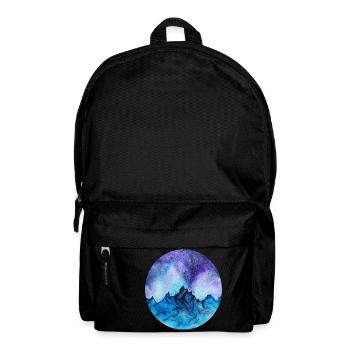 Berge - Rucksack - Schwarz - Vorne