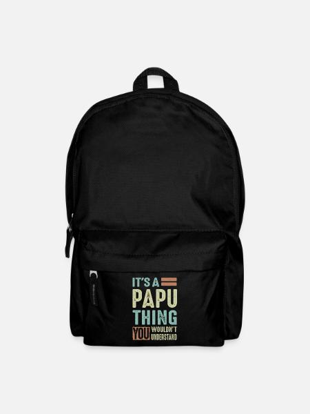 Es ist eine Papu-Sache - Rucksack - Schwarz