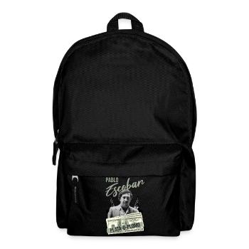 Pablo Escobar "Plata o plomo" - Rucksack - Schwarz - Vorne