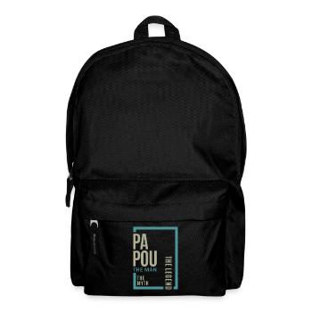 Papou der Mythos - Rucksack - Schwarz - Vorne