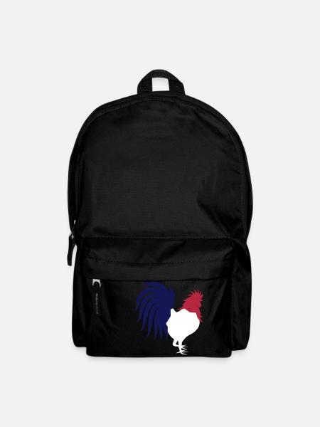 France coq - Sac à dos - noir