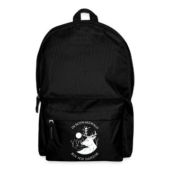 Black Forest deer moon - Backpack - black - Front