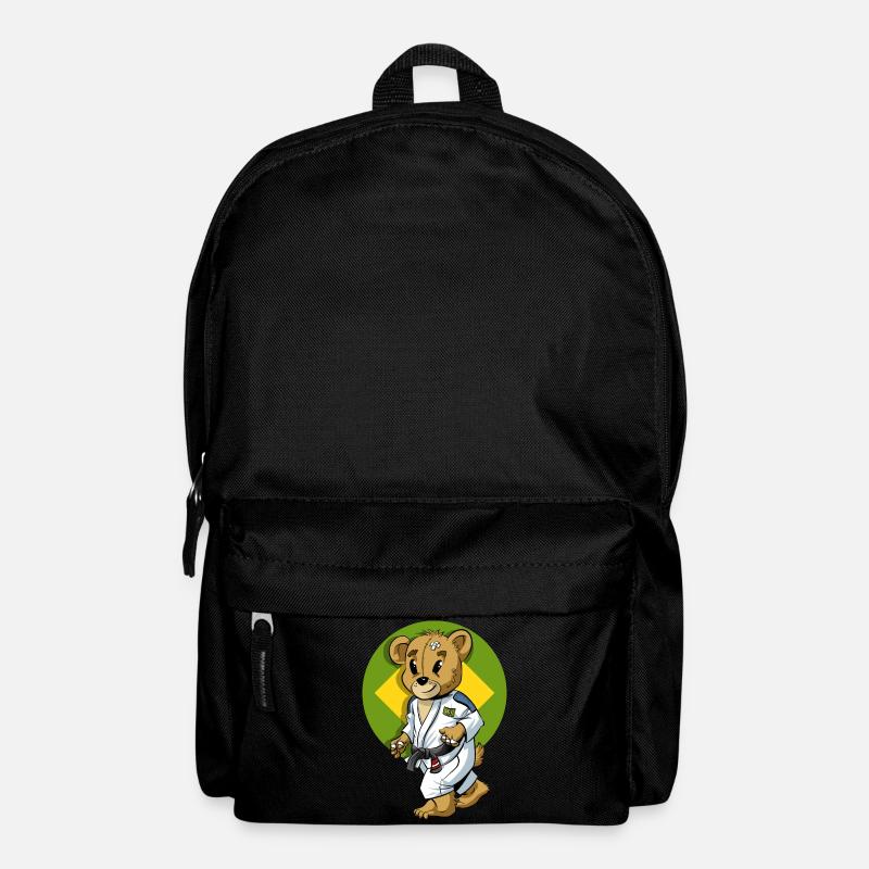 Mascotte de Jiu-Jitsu brésilien BJJ - Sac à dos - noir