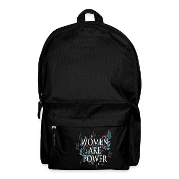 Women Power / Frauenpower!! - Rucksack - Schwarz - Vorne