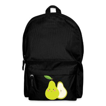 Birne - Rucksack - Schwarz - Vorne