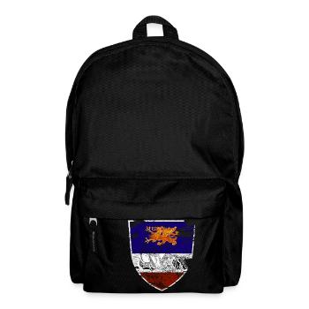 Wappen Rostock Segelschiff Geschenkidee - Rucksack - Schwarz - Vorne