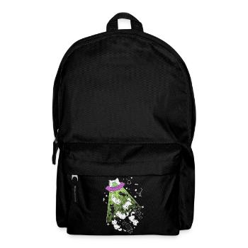 außerirdische Katzen - Rucksack - Schwarz - Vorne