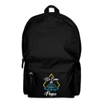 Uv Lumière Noire Coloré Néon - Sac à dos - noir - Devant