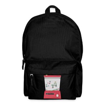 Wässriger Ring Strahl - Rucksack - Schwarz - Vorne