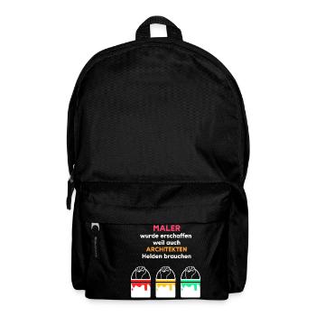 Maler Helden Design für Maler und Lackierer - Rucksack - Schwarz - Vorne