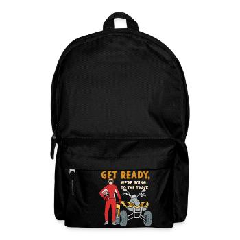 Get Ready ATV Design für Quad-Fahrer - Rucksack - Schwarz - Vorne