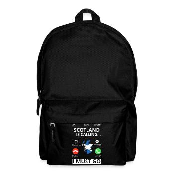 Schottland Flagge Schottische Fahne Alba GB UK - Rucksack - Schwarz - Vorne