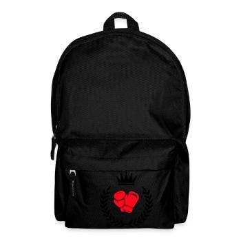 Icône Boxer - Sac à dos - noir - Devant