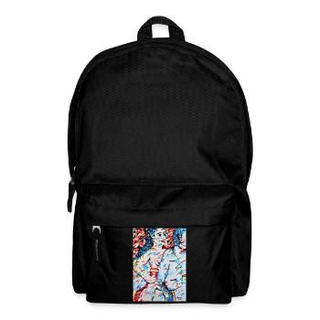 Escort Mädchen - Rucksack - Schwarz - Vorne