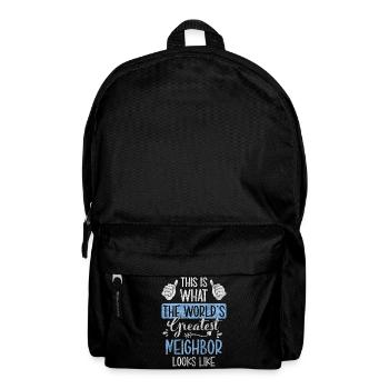 Nachbar Freundschaft Wohnung - Rucksack - Schwarz - Vorne