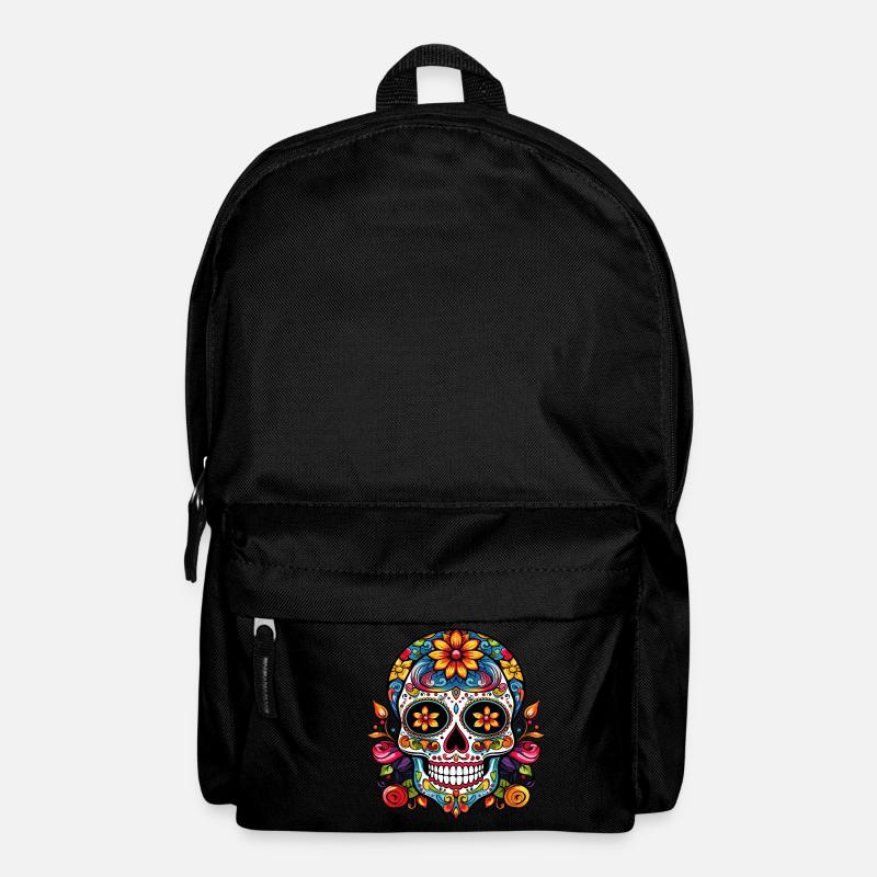 Mexican sugar skull - Backpack - black