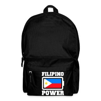 Filipino Strength Design für stolze Pinoys - Rucksack - Schwarz - Vorne