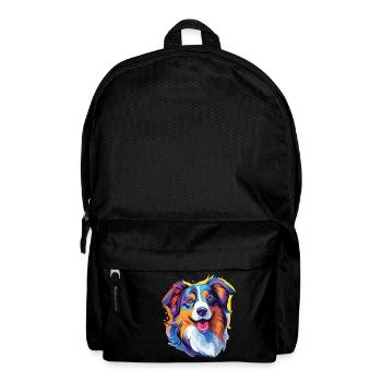 Berger australien pop art - Sac à dos - noir - Devant