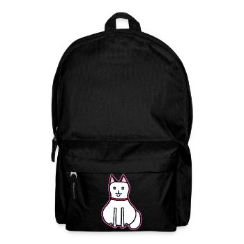 Chat, Animal De Compagnie, Chat Domestique, Amoureux Des Animaux, Enfants, Chats - Sac à dos - noir - Devant