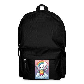 Cute Cat Angel - Backpack - black - Front