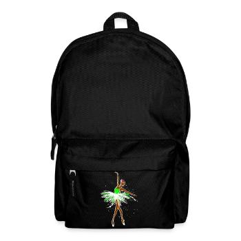 Graffiti Funky pulvérisateur Illustration Tattoo Art - Sac à dos - noir - Devant