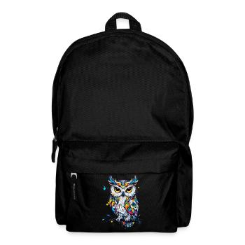 Eule - Rucksack - Schwarz - Vorne