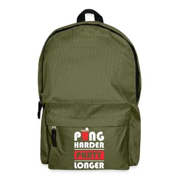 Bier Alkohol Feiern Tisch - Rucksack - Olivgrün - Vorne
