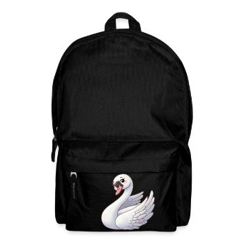 White swan as a heavenly angel - Backpack - black - Front