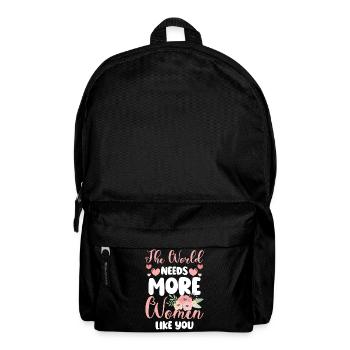 Women's Day Holiday Celebration - Backpack - black - Front