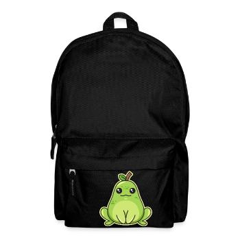Design poire grenouille pour les amoureux des grenouilles - Sac à dos - noir - Devant