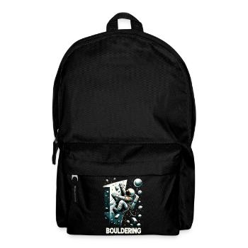 Bouldering Astronaut Spaceman Gift - Backpack - black - Front