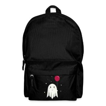 Happy Halloween Ghost with Balloon - Backpack - black - Front