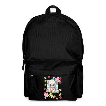 années 80 années 90 Teddy Bear Ours Ours Enfants Enfant - Sac à dos - noir - Devant