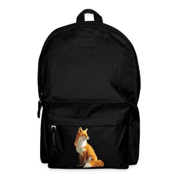 Fascinating silhouette of a proud fox - Backpack - black - Front