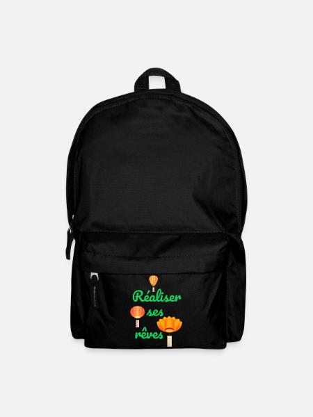 Réaliser ses rêves - Sac à dos - noir