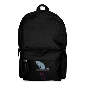 Because Cats - Backpack - black - Front