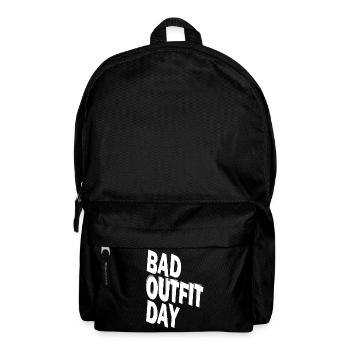 Bad Outfit Day - Backpack - black - Front