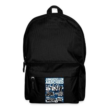 Junggesellenabschied Abenteuer Crew - Rucksack - Schwarz - Vorne
