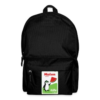 Melon Life Pinguin - Rucksack - Schwarz - Vorne