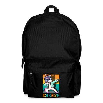 Ich Bin 29 Plus Einhorn Geburtstag - Rucksack - Schwarz - Vorne